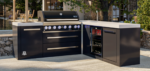 Mont Alpi Outdoor kitchen Black 6 Burner, Fridge, Sink and Weather Cover - Image 9