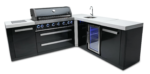 Mont Alpi Outdoor kitchen Black 6 Burner, Fridge, Sink and Weather Cover - Image 7