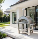 Alpha Pro Grande Wood-Fired Pizza Oven | Antique Silver
