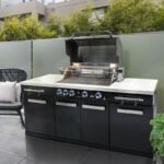 Mont Alpi Black Stainless Steel 4 Burner Island and Cover - Image 7