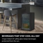 Caso Design Outdoor Fridge – Black Right-Hand Hinge, Compact Garden Beverage Cooler - Image 7
