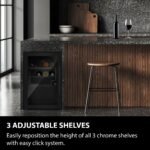 Caso Design Outdoor Fridge – Black Left-Hand Hinge, Compact Garden Beverage Cooler - Image 8
