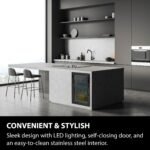 Caso Design Outdoor Fridge – Black Left-Hand Hinge, Compact Garden Beverage Cooler - Image 9