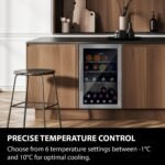 Caso Design Outdoor Fridge – Silver Right-Hand Hinge, Compact Garden Beverage Cooler - Image 8