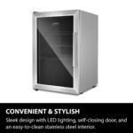 Caso Design Outdoor Fridge – Silver Left-Hand Hinge, Premium Garden Beverage Cooler - Image 12