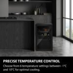 Caso Design Outdoor Fridge – Black Left-Hand Hinge, Compact Garden Beverage Cooler - Image 11