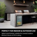 Caso Design Outdoor Fridge – Black Right-Hand Hinge, Compact Garden Beverage Cooler - Image 6