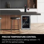 Caso Design Outdoor Fridge – Silver Left-Hand Hinge, Premium Garden Beverage Cooler - Image 9