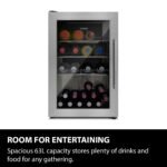 Caso Design Outdoor Fridge – Silver Left-Hand Hinge, Premium Garden Beverage Cooler - Image 11