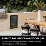 Caso Design Outdoor Fridge – Black Left-Hand Hinge, Compact Garden Beverage Cooler - Image 13
