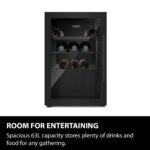 Caso Design Outdoor Fridge – Black Left-Hand Hinge, Compact Garden Beverage Cooler - Image 12