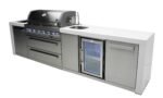 Mont Alpi Deluxe Island with Beverage Centre, 6-Burner Grill, 2 Infrared Burners, Sink, Fridge - MAi805-DBEV - Image 7