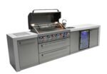 Mont Alpi Deluxe Island with Beverage Centre, 6-Burner Grill, 2 Infrared Burners, Sink, Fridge - MAi805-DBEV - Image 6