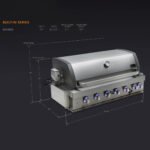 Mont Alpi Stainless Steel 44" Built In 6 Burner Grill - Image 7