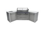 Mont Alpi 805 Deluxe Propane Gas Island Grill with Infrared Side Burner & Rotisserie Kit - Stainless Steel MAi805-D45 - Image 6