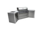 Mont Alpi 805 Deluxe Propane Gas Island Grill with Infrared Side Burner & Rotisserie Kit - Stainless Steel MAi805-D45 - Image 4