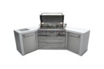 Mont Alpi 805 Deluxe Propane Gas Island Grill with Infrared Side Burner & Rotisserie Kit - Stainless Steel MAi805-D45 - Image 2