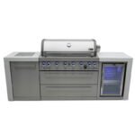 Mont Alpi Stainless Steel Deluxe 6 Burner With Side Burner & Fridge - Image 6