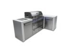 Mont Alpi 805 Deluxe Island Grill with Infrared Side Burner & Rotisserie Kit - Image 2