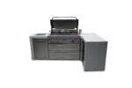 Mont Alpi 805 Deluxe Island Grill with Infrared Side Burner & Rotisserie Kit - Image 3