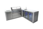 Mont Alpi 805 Deluxe Island L-Shape Grill with Beverage Center & Dual Fridge - MAi805-D90BEVFC