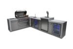 Mont Alpi 805 Deluxe Island Grill with Fridge, Kegerator, and Beverage Center - MAi805-D90KEGBEVFC