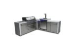 Mont Alpi 805 Deluxe Island with Kegerator and 90 Degree Corner - 6-Burner Grill, Stainless Steel - 3 Beer Taps - MAi805-D90KEG - Image 3