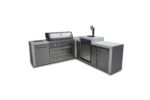 Mont Alpi 805 Deluxe Island with Kegerator and 90 Degree Corner - 6-Burner Grill, Stainless Steel - 3 Beer Taps - MAi805-D90KEG - Image 5