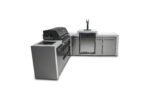 Mont Alpi 805 Deluxe Island with Kegerator and 90 Degree Corner - 6-Burner Grill, Stainless Steel - 3 Beer Taps - MAi805-D90KEG - Image 6