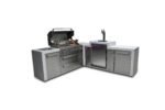 Mont Alpi 805 Deluxe Island with Kegerator and 90 Degree Corner - 6-Burner Grill, Stainless Steel - 3 Beer Taps - MAi805-D90KEG - Image 9