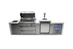 Mont Alpi Deluxe Island with 6-Burner Grill, Kegerator, Fridge Cabinet, and Infrared Burners - MAi805-DKEGFC - Image 3
