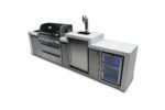 Mont Alpi Deluxe Island with 6-Burner Grill, Kegerator, Fridge Cabinet, and Infrared Burners - MAi805-DKEGFC - Image 5