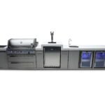 Mont Alpi Deluxe Island Grill 805 with Fridge, Kegerator & Beverage Centre