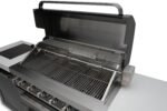 Mont Alpi 805 Black Stainless Steel BBQ Grill Island with 45-Degree Angled Corners - Image 13