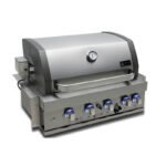 Mont Alpi Stainless Steel 32" Built In 4 Burner Grill - Image 2