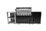 Mont Alpi 805 Deluxe Propane Gas Island Grill with Infrared Side Burner & Rotisserie Kit - Black Stainless Steel - Image 3