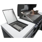 Mont Alpi 805 Black Stainless Steel 6 Burner With Side Burner - Image 6