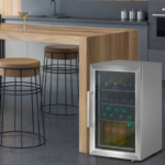 Caso Design Outdoor Fridge – Silver Right-Hand Hinge, Compact Garden Beverage Cooler - Image 4