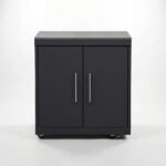 Riley Outdoor Kitchen Double Cupboard Modular Unit - Graphite Grey - Image 6