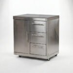 Stanley Outdoor Kitchen Cupboard & Drawer Modular Unit - Stainless Steel - Image 6