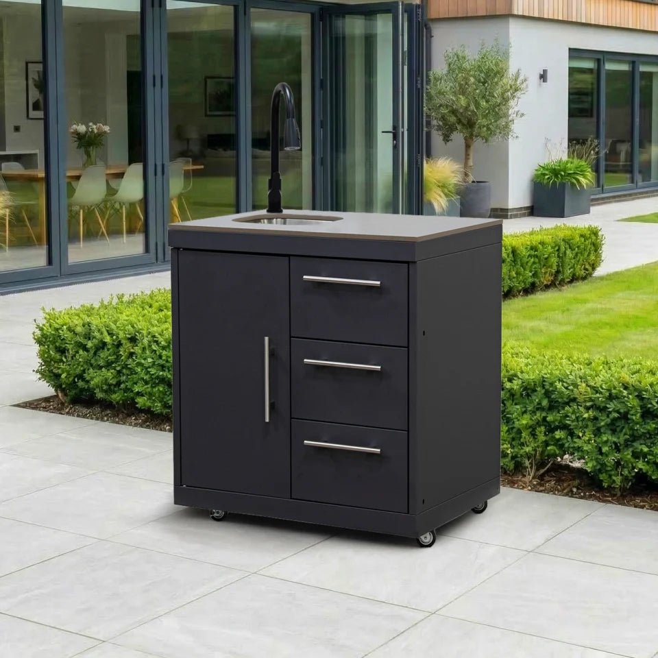 W26122-image-1-2026-04-27-02-16-36 Riley Outdoor Kitchen Cupboard & Drawer with Sink & Tap Modular Unit - Graphite Grey - Image 1