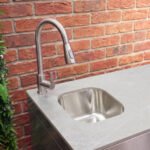 Stanley Outdoor Kitchen Cupboard & Drawer with Sink & Tap Modular Unit - Stainless Steel - Image 3