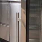 Stanley Outdoor Kitchen Fridge & Cupboard with Sink & Tap Modular Unit - Stainless Steel - Image 4