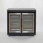 Riley Outdoor Kitchen Double Fridge Unit - Graphite Grey - Image 3