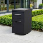 Riley Outdoor Kitchen Double Drawer Modular Unit - Graphite Grey