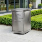 Stanley Outdoor Kitchen Double Drawer Modular Unit - Stainless Steel - Image 3
