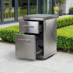 Stanley Outdoor Kitchen Double Drawer Modular Unit - Stainless Steel