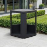 Riley Outdoor Kitchen Corner Modular Unit - Graphite Grey