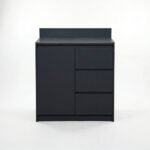 Oakley Outdoor Kitchen Cupboard & Triple Drawer Modular Unit - Graphite Grey - Image 6