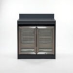 Oakley Outdoor Kitchen Double Fridge Modular Unit - Graphite Grey - Image 6